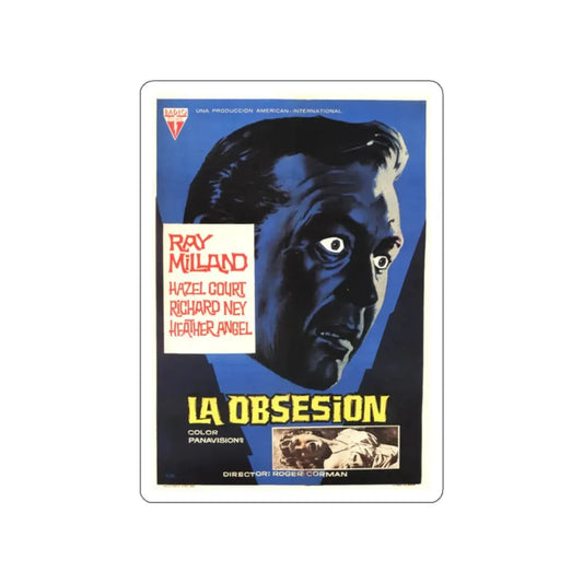 THE PREMATURE BURIAL (FRENCH) 1962 Movie Poster STICKER Vinyl Die-Cut Decal 2 Inch - The Sticker Space