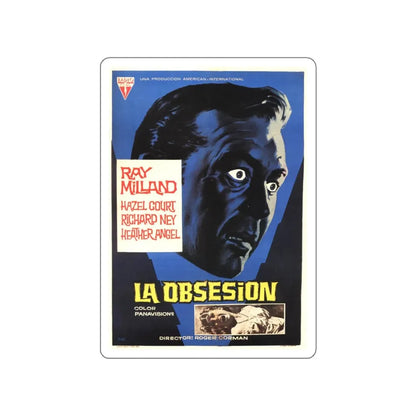 THE PREMATURE BURIAL (FRENCH) 1962 Movie Poster STICKER Vinyl Die-Cut Decal 6 Inch - The Sticker Space