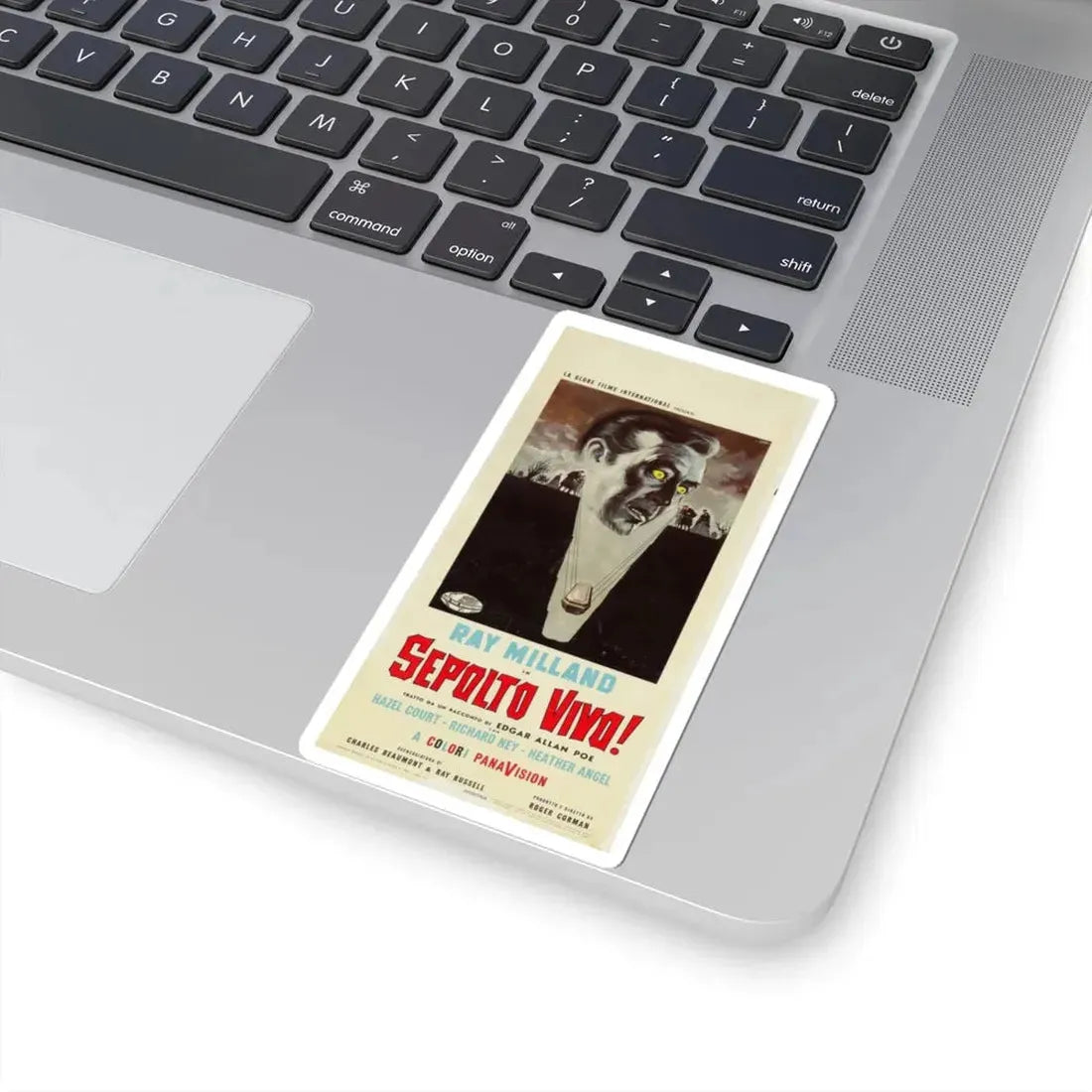 THE PREMATURE BURIAL (ITALIAN) 1962 Movie Poster - STICKER Vinyl Kiss-Cut Decal - The Sticker Space