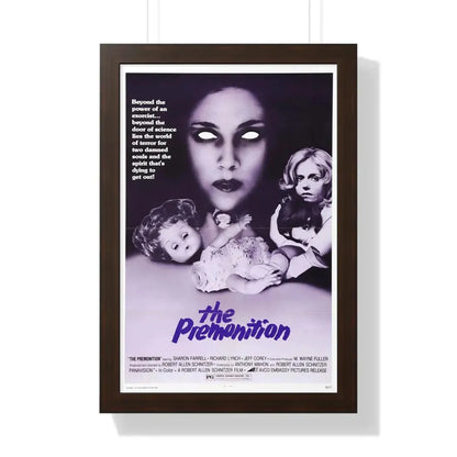 THE PREMONITION 1976 - Framed Movie Poster 16″ x 24″ Walnut - The Sticker Space