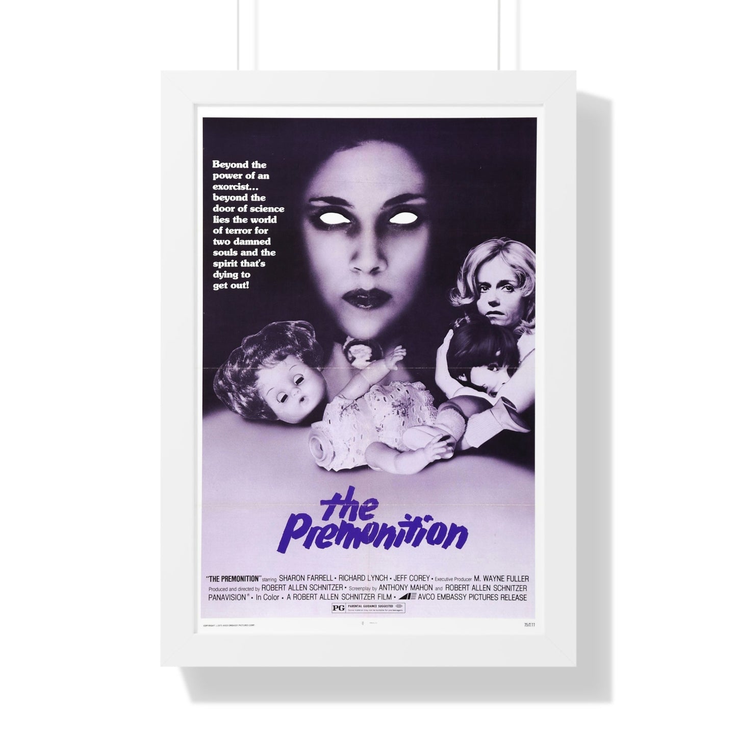 THE PREMONITION 1976 - Framed Movie Poster-16″ x 24″-The Sticker Space