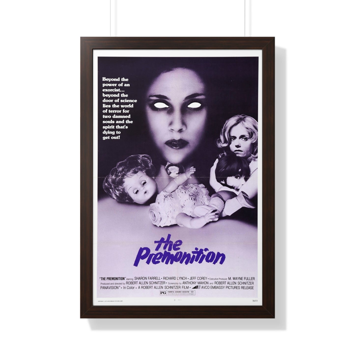 THE PREMONITION 1976 - Framed Movie Poster-20" x 30"-The Sticker Space