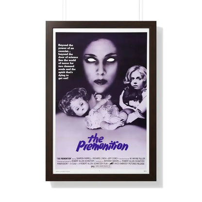 THE PREMONITION 1976 - Framed Movie Poster 20" x 30" Walnut - The Sticker Space