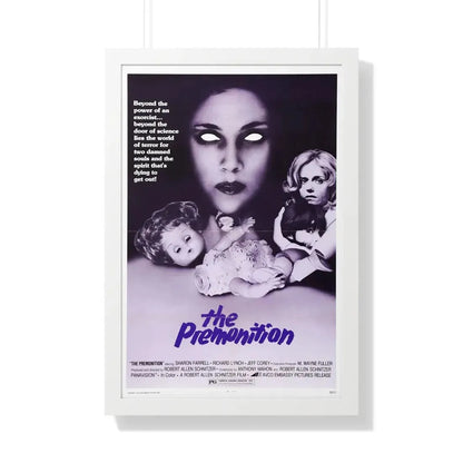 THE PREMONITION 1976 - Framed Movie Poster 20" x 30" White - The Sticker Space