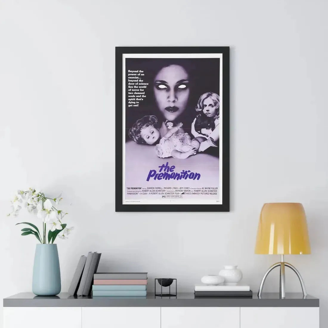 THE PREMONITION 1976 - Framed Movie Poster - The Sticker Space