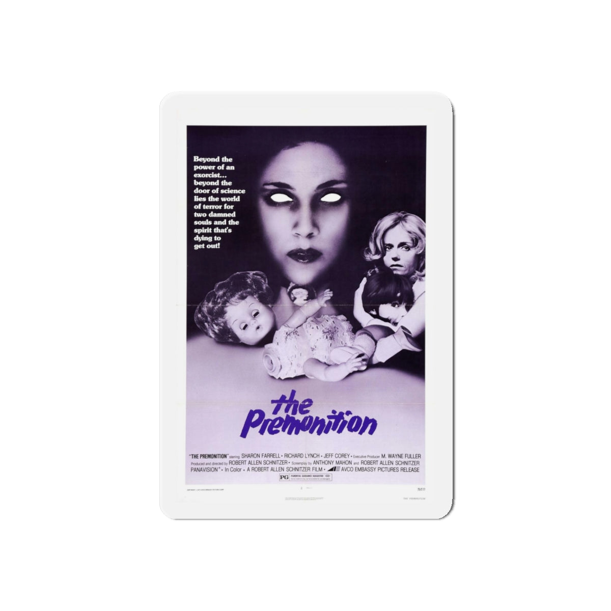 THE PREMONITION 1976 Movie Poster - Refrigerator Magnet