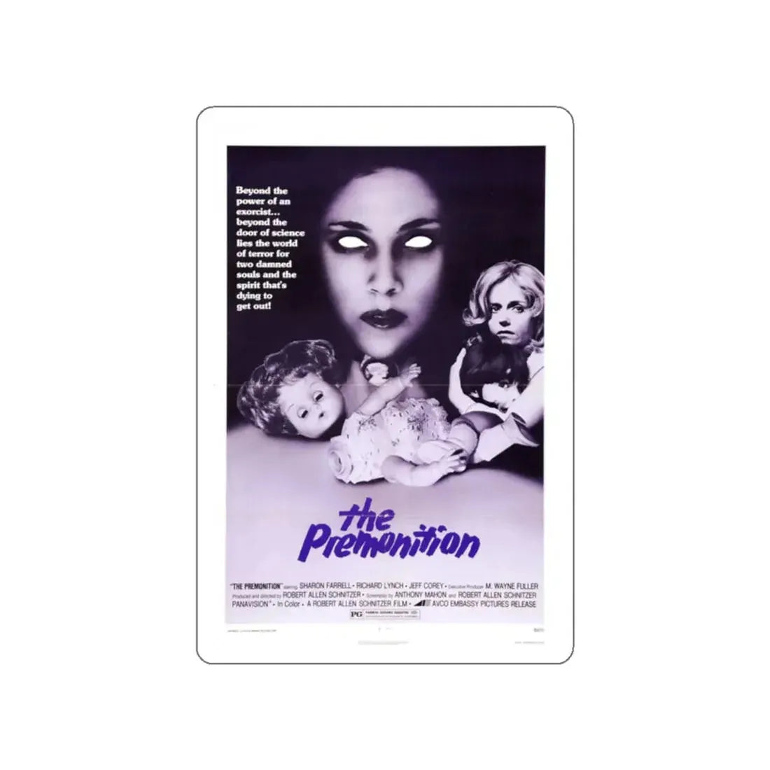 THE PREMONITION 1976 Movie Poster STICKER Vinyl Die-Cut Decal 2 Inch - The Sticker Space