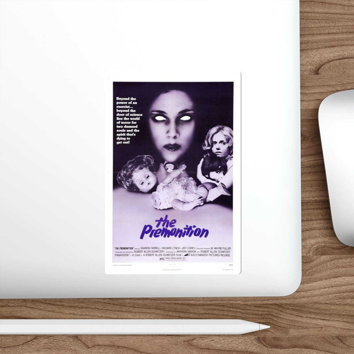 THE PREMONITION 1976 Movie Poster STICKER Vinyl Die-Cut Decal-The Sticker Space