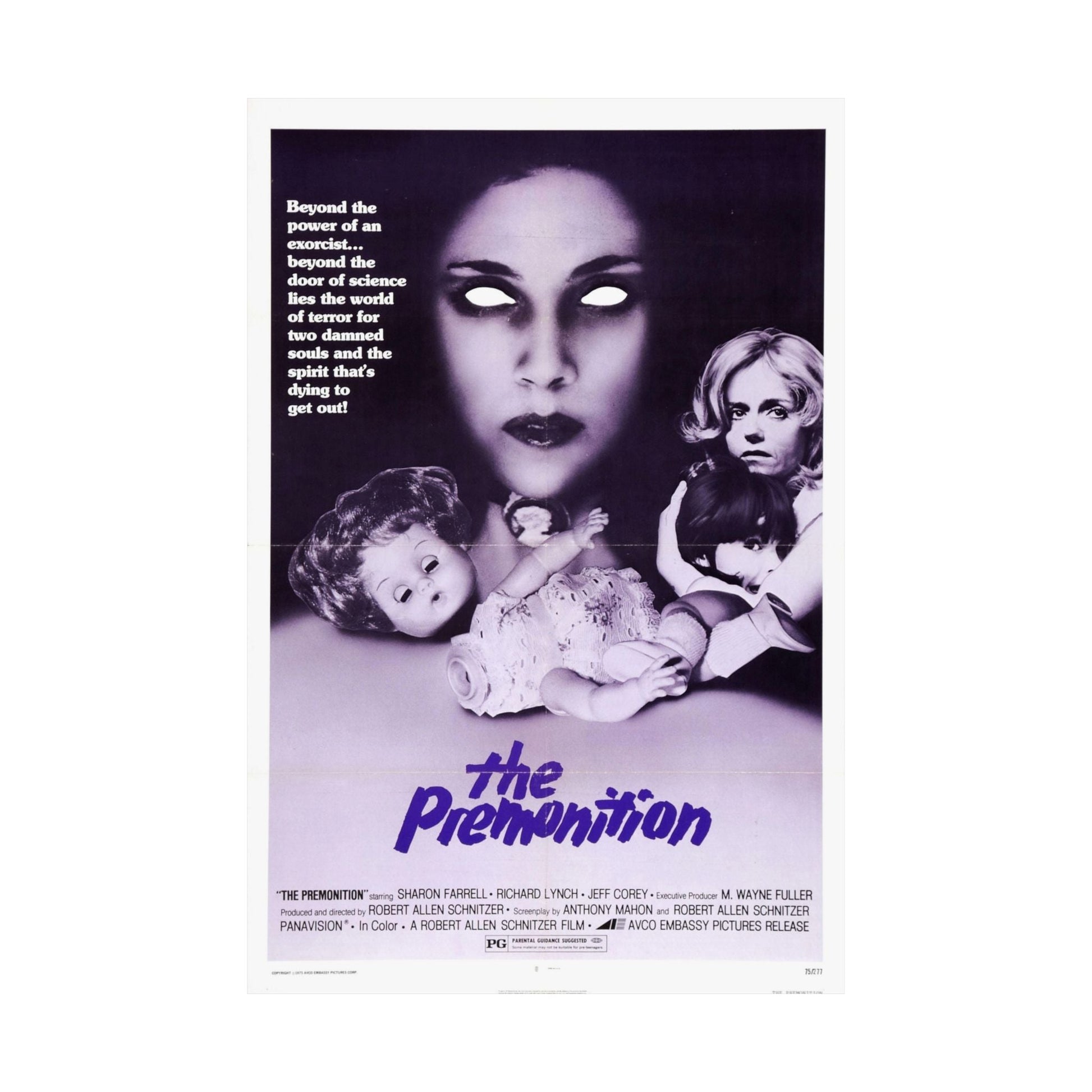 THE PREMONITION 1976 - Paper Movie Poster-The Sticker Space