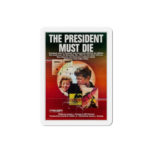 The President Must Die 1981 Movie Poster Refrigerator Magnet 2 Inch - The Sticker Space