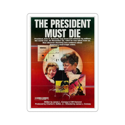 The President Must Die 1981 Movie Poster STICKER Vinyl Die-Cut Decal 6 Inch - The Sticker Space