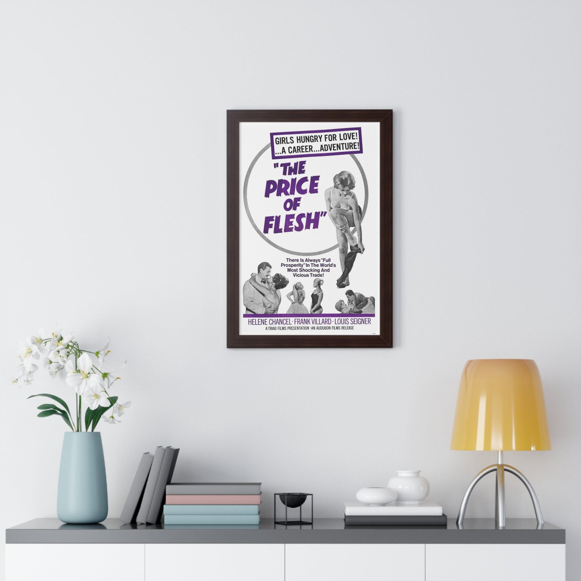 THE PRICE OF FLESH 1959 - Framed Movie Poster-The Sticker Space