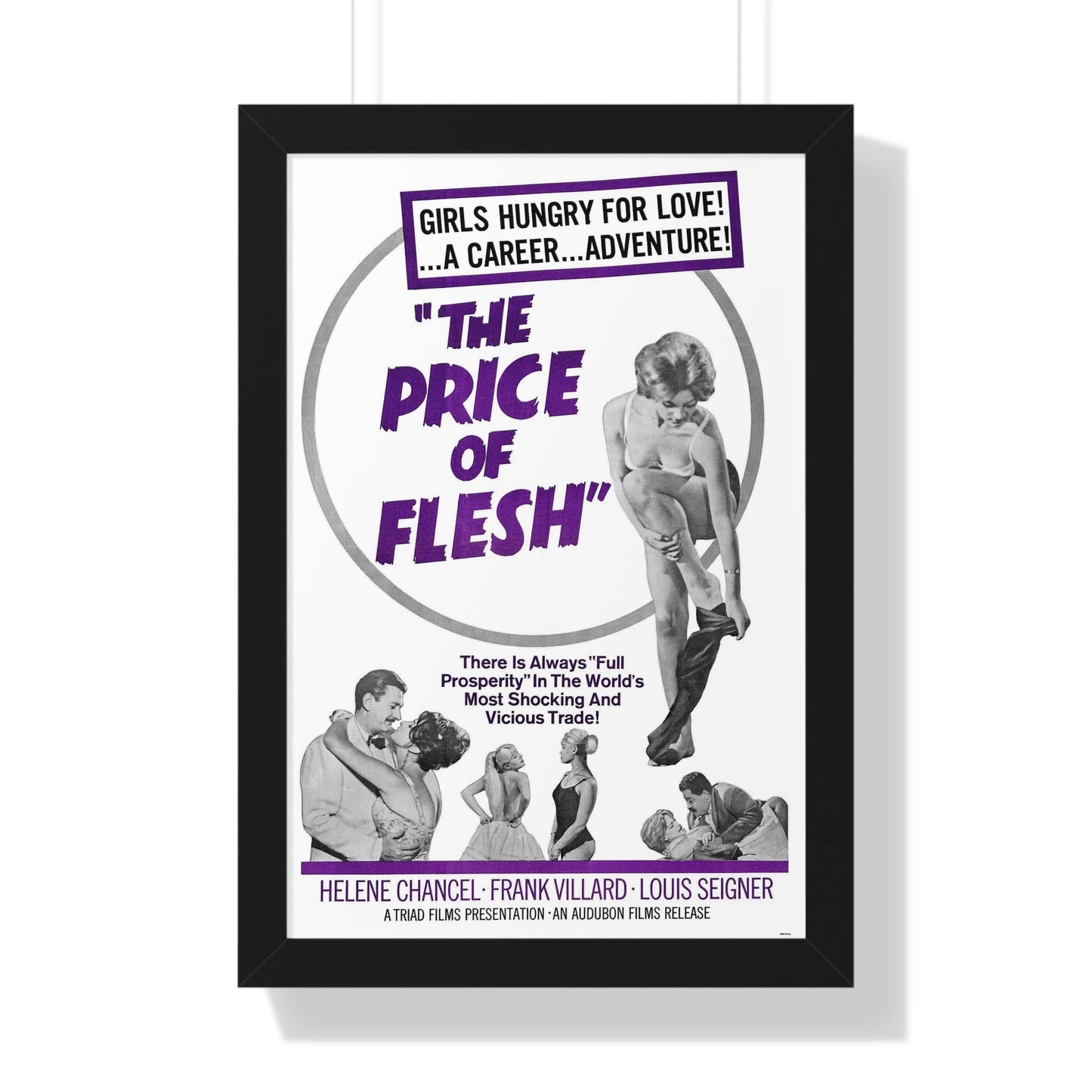 THE PRICE OF FLESH 1959 - Framed Movie Poster-16″ x 24″-The Sticker Space