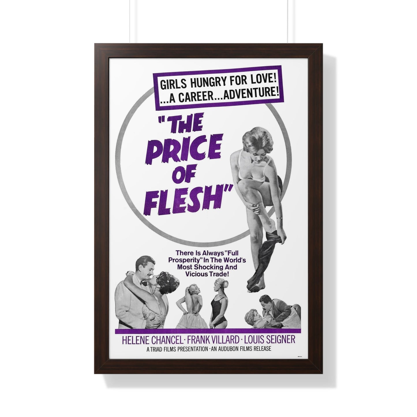 THE PRICE OF FLESH 1959 - Framed Movie Poster-20" x 30"-The Sticker Space