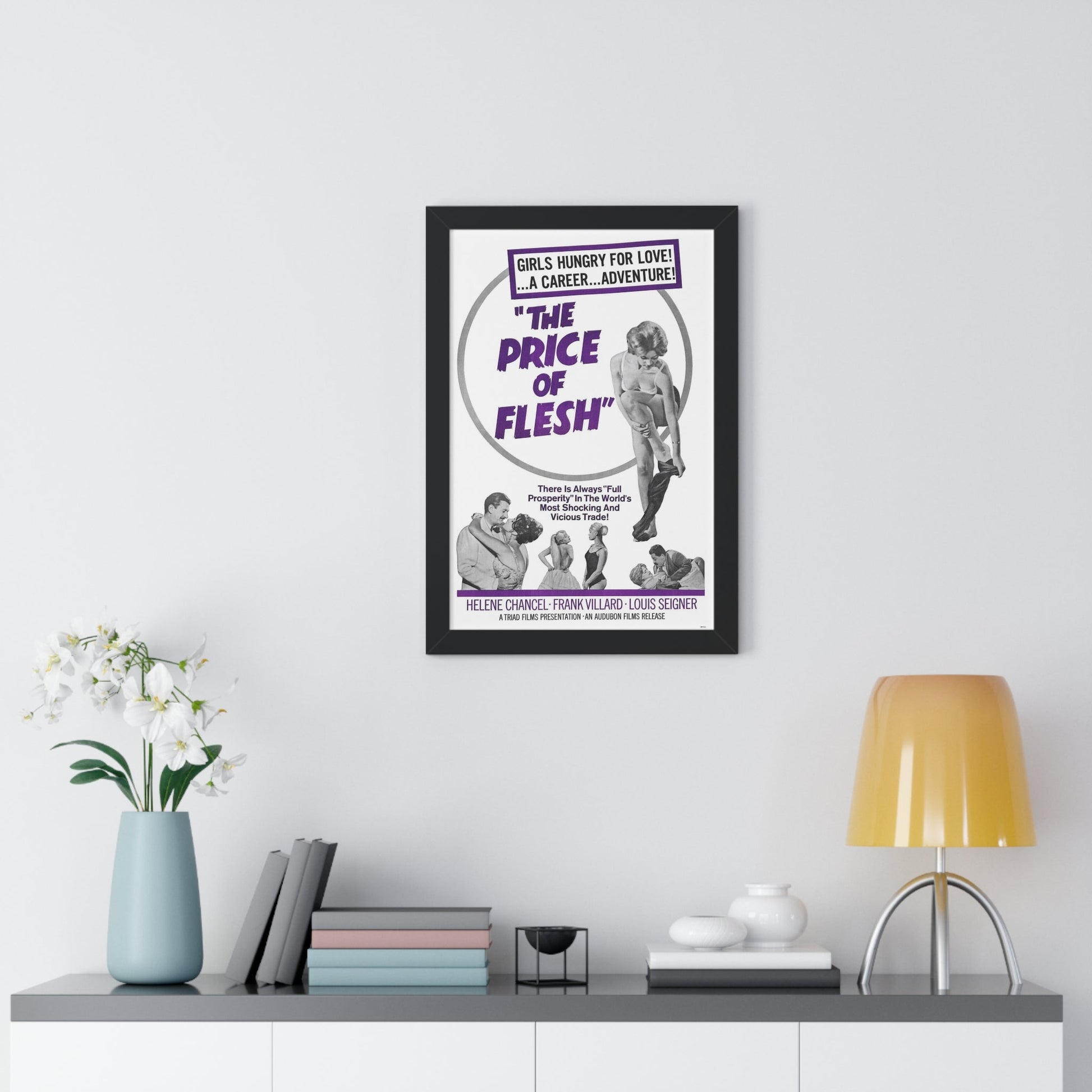 THE PRICE OF FLESH 1959 - Framed Movie Poster-The Sticker Space