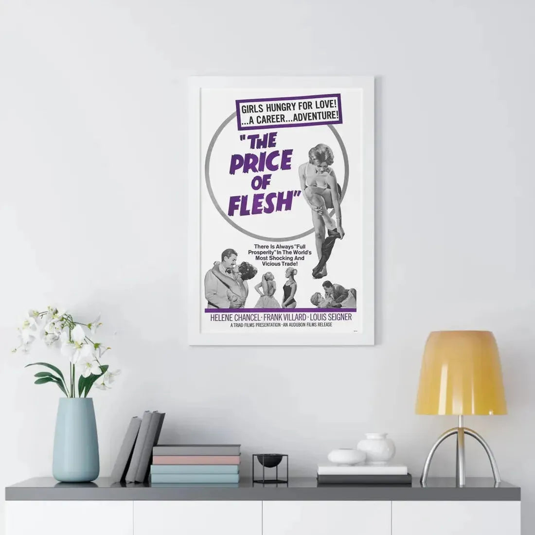 THE PRICE OF FLESH 1959 - Framed Movie Poster - The Sticker Space