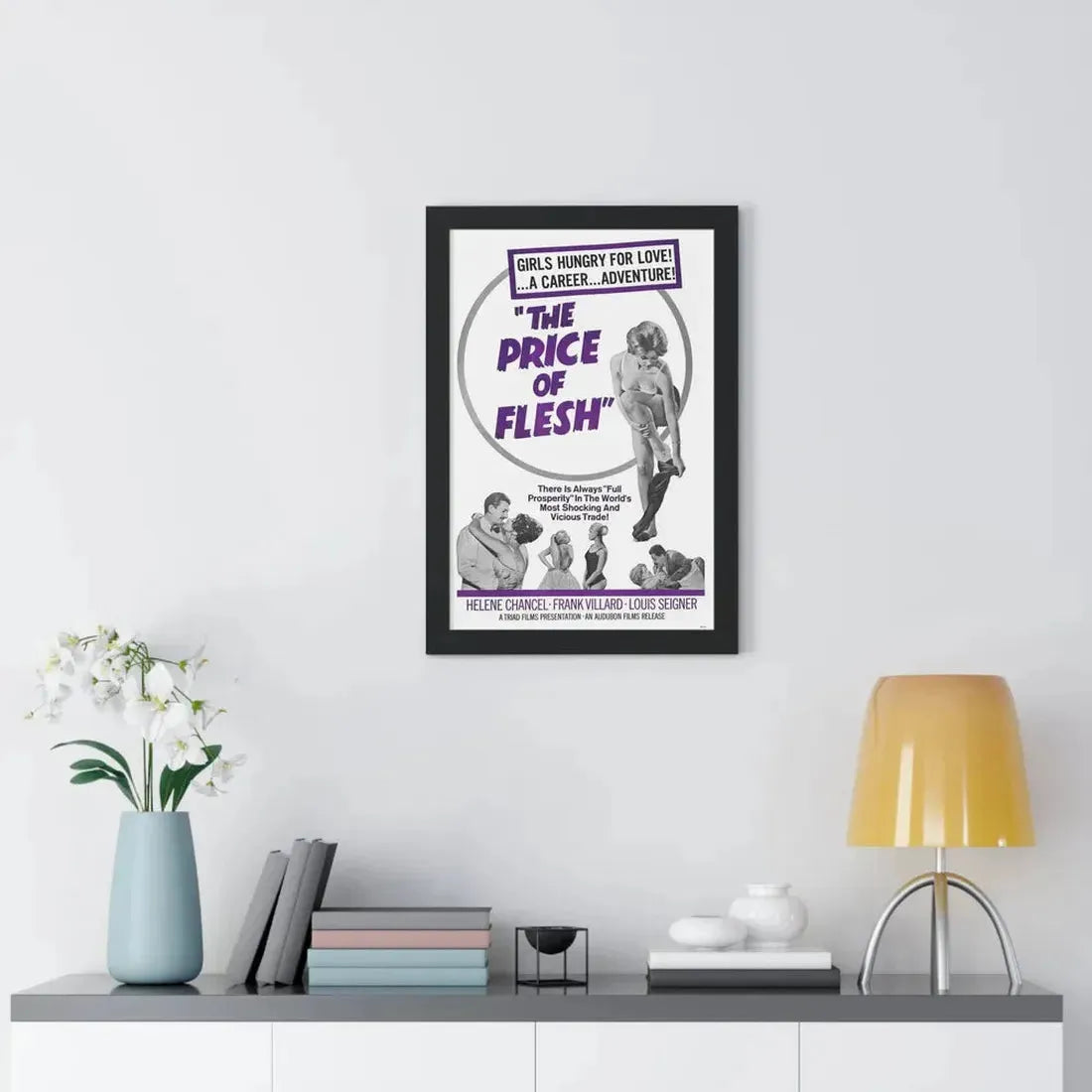 THE PRICE OF FLESH 1959 - Framed Movie Poster - The Sticker Space