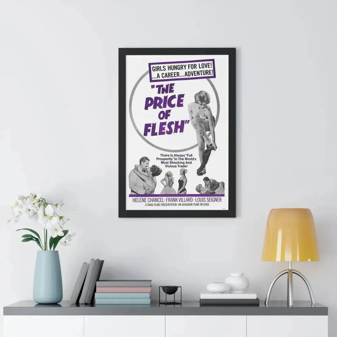 THE PRICE OF FLESH 1959 - Framed Movie Poster - The Sticker Space