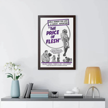 THE PRICE OF FLESH 1959 - Framed Movie Poster - The Sticker Space