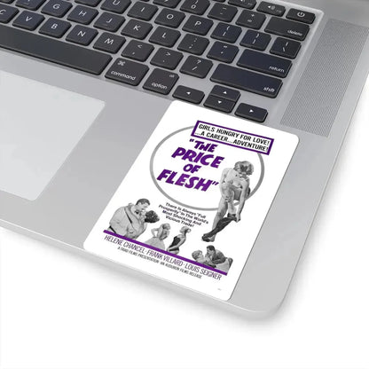 THE PRICE OF FLESH 1959 Movie Poster - STICKER Vinyl Kiss-Cut Decal - The Sticker Space