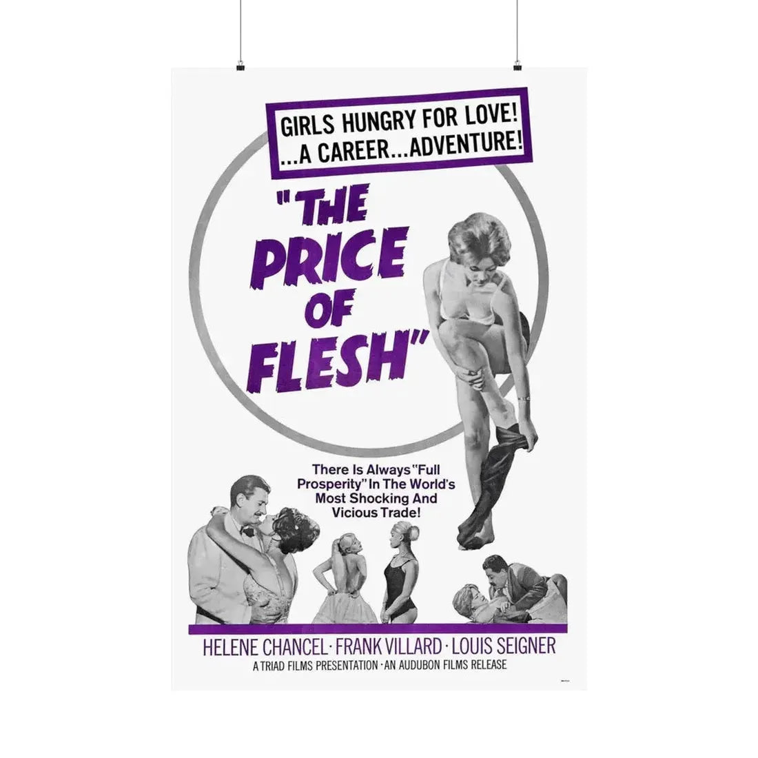 THE PRICE OF FLESH 1959 - Paper Movie Poster 36" x 54" Matte - The Sticker Space