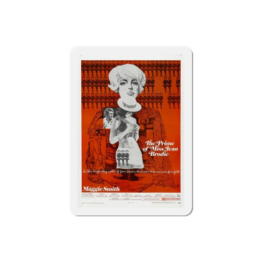 The Prime of Miss Jean Brodie 1969 Movie Poster Refrigerator Magnet 2 Inch - The Sticker Space