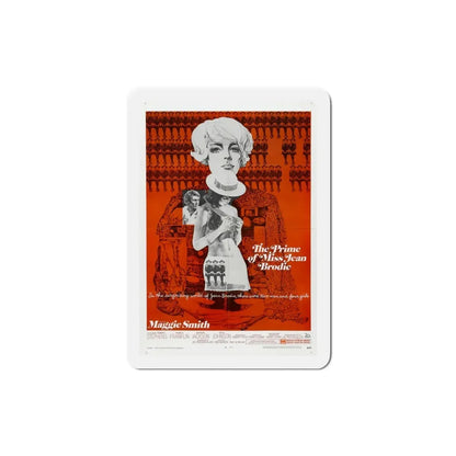 The Prime of Miss Jean Brodie 1969 Movie Poster Refrigerator Magnet 3 Inch - The Sticker Space