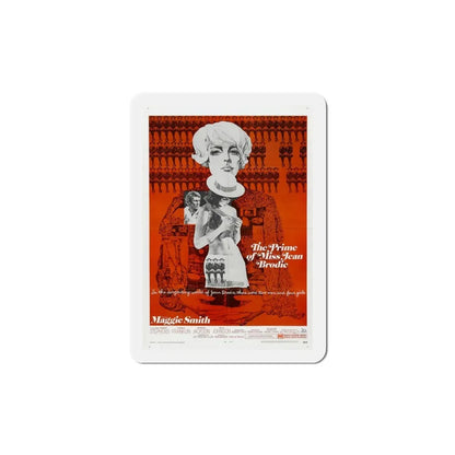 The Prime of Miss Jean Brodie 1969 Movie Poster Refrigerator Magnet 5 Inch - The Sticker Space