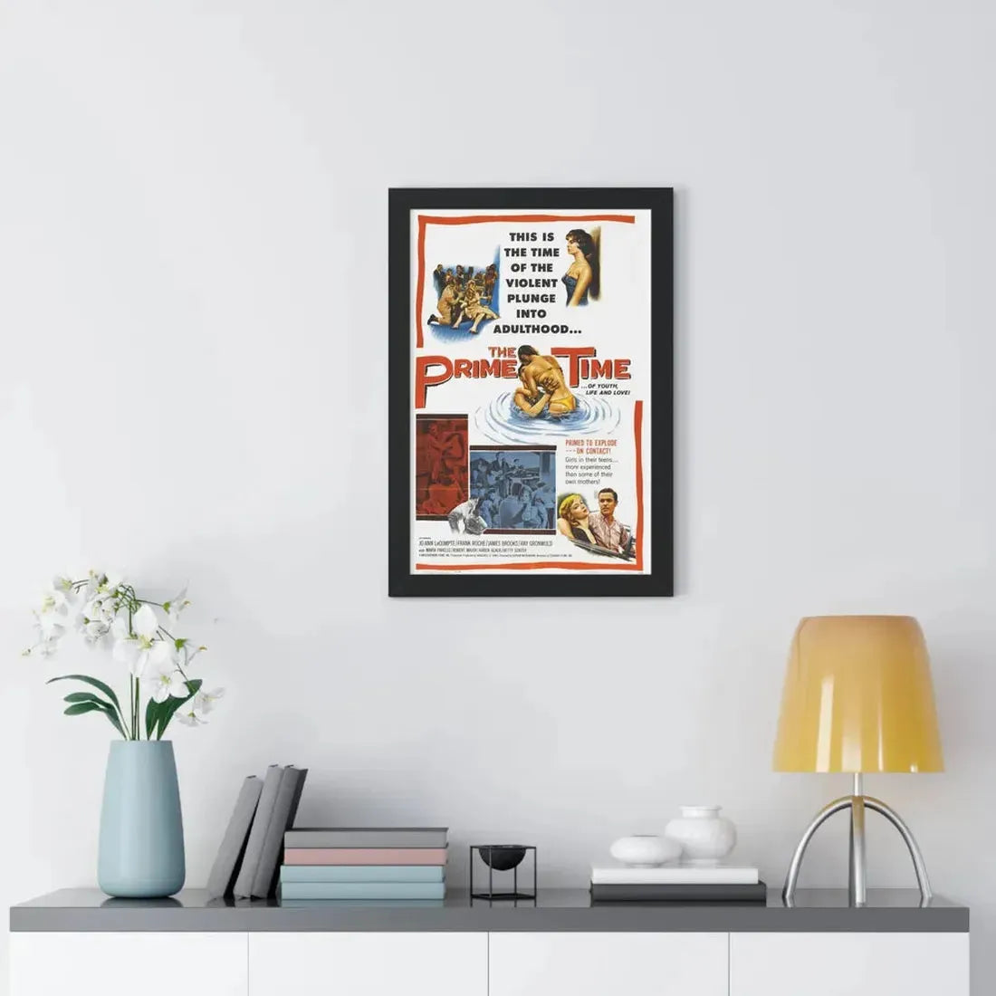 THE PRIME TIME 1960 - Framed Movie Poster - The Sticker Space