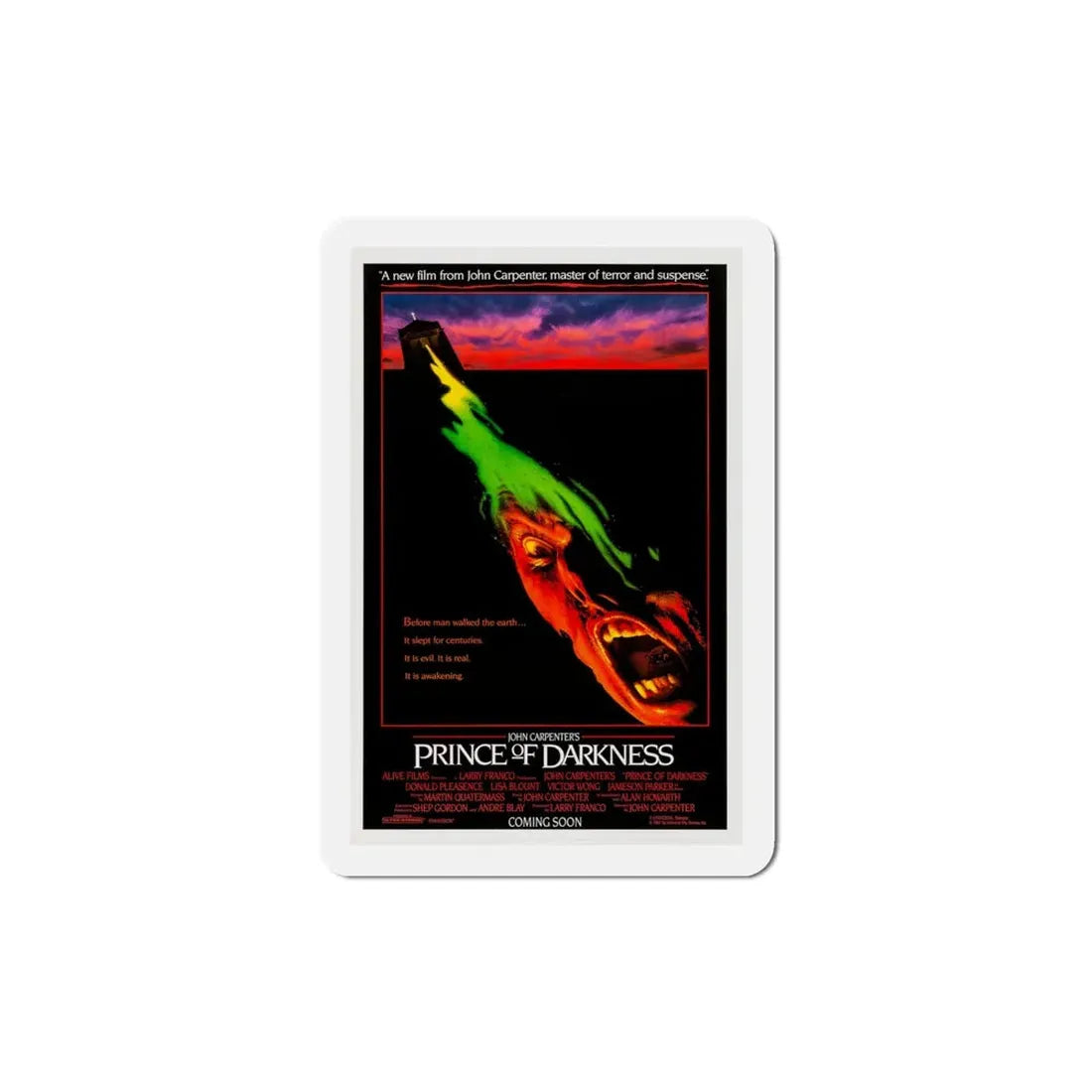 The Prince of Darkness 1987 Movie Poster Refrigerator Magnet 4 Inch - The Sticker Space