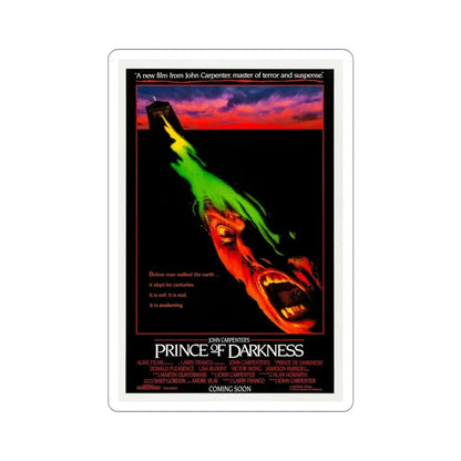 The Prince of Darkness 1987 Movie Poster STICKER Vinyl Die-Cut Decal 4 Inch - The Sticker Space