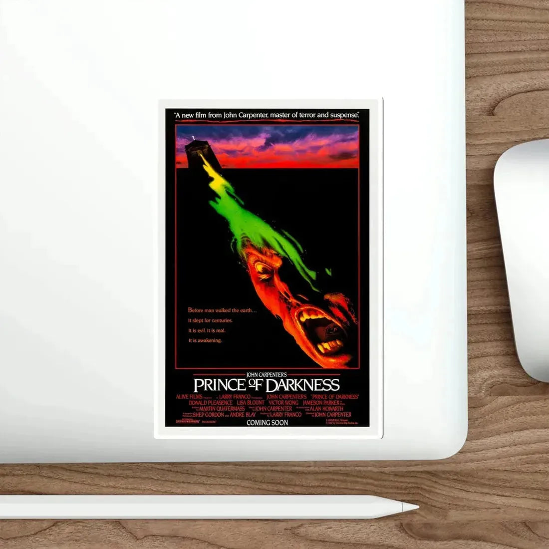 The Prince of Darkness 1987 Movie Poster STICKER Vinyl Die-Cut Decal - The Sticker Space