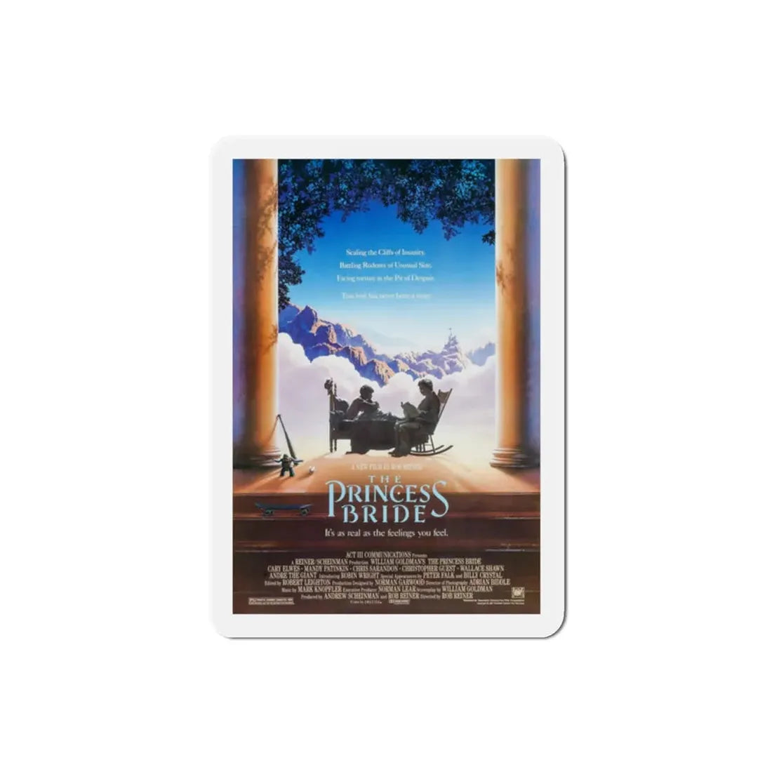 The Princess Bride 1987 Movie Poster Refrigerator Magnet 2 Inch - The Sticker Space
