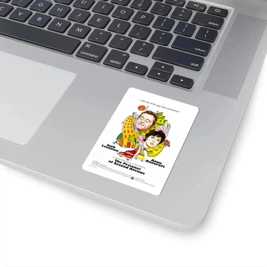 The Prisoner of Second Avenue 1975 Movie Poster - STICKER Vinyl Kiss-Cut Decal - The Sticker Space