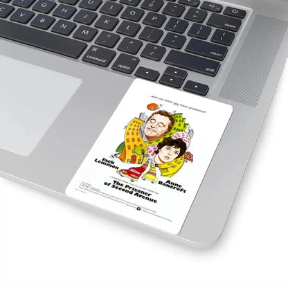 The Prisoner of Second Avenue 1975 Movie Poster - STICKER Vinyl Kiss-Cut Decal - The Sticker Space