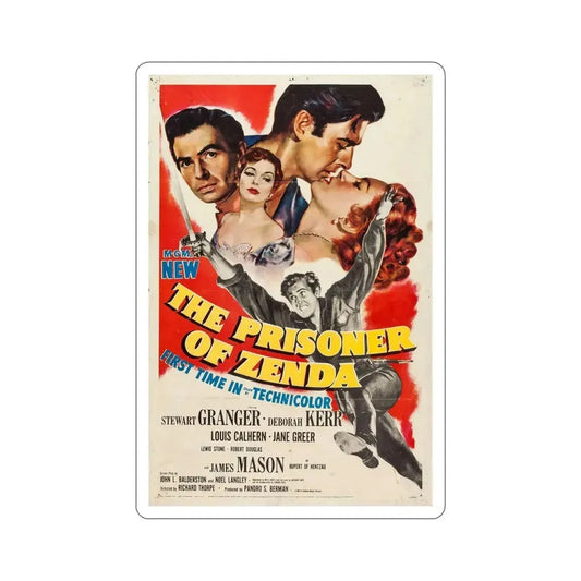 The Prisoner of Zenda 1952 Movie Poster STICKER Vinyl Die-Cut Decal 6 Inch - The Sticker Space