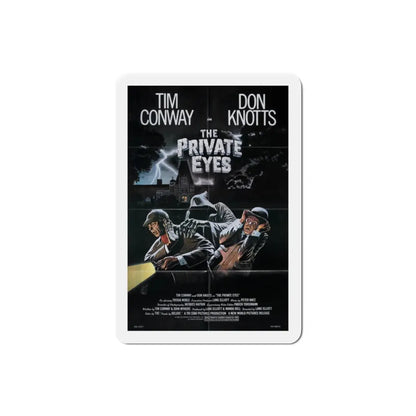 The Private Eyes 1981 Movie Poster Refrigerator Magnet 2 Inch - The Sticker Space