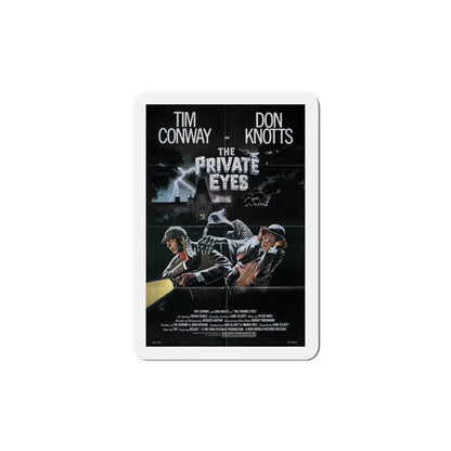 The Private Eyes 1981 Movie Poster Refrigerator Magnet 5 Inch - The Sticker Space