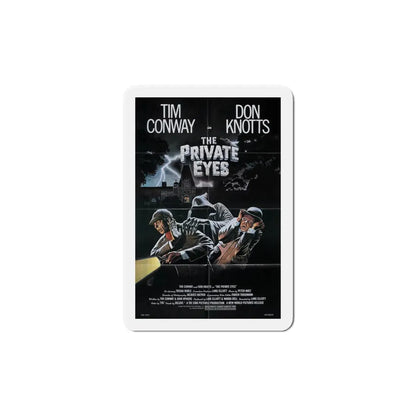 The Private Eyes 1981 Movie Poster Refrigerator Magnet 6 Inch - The Sticker Space