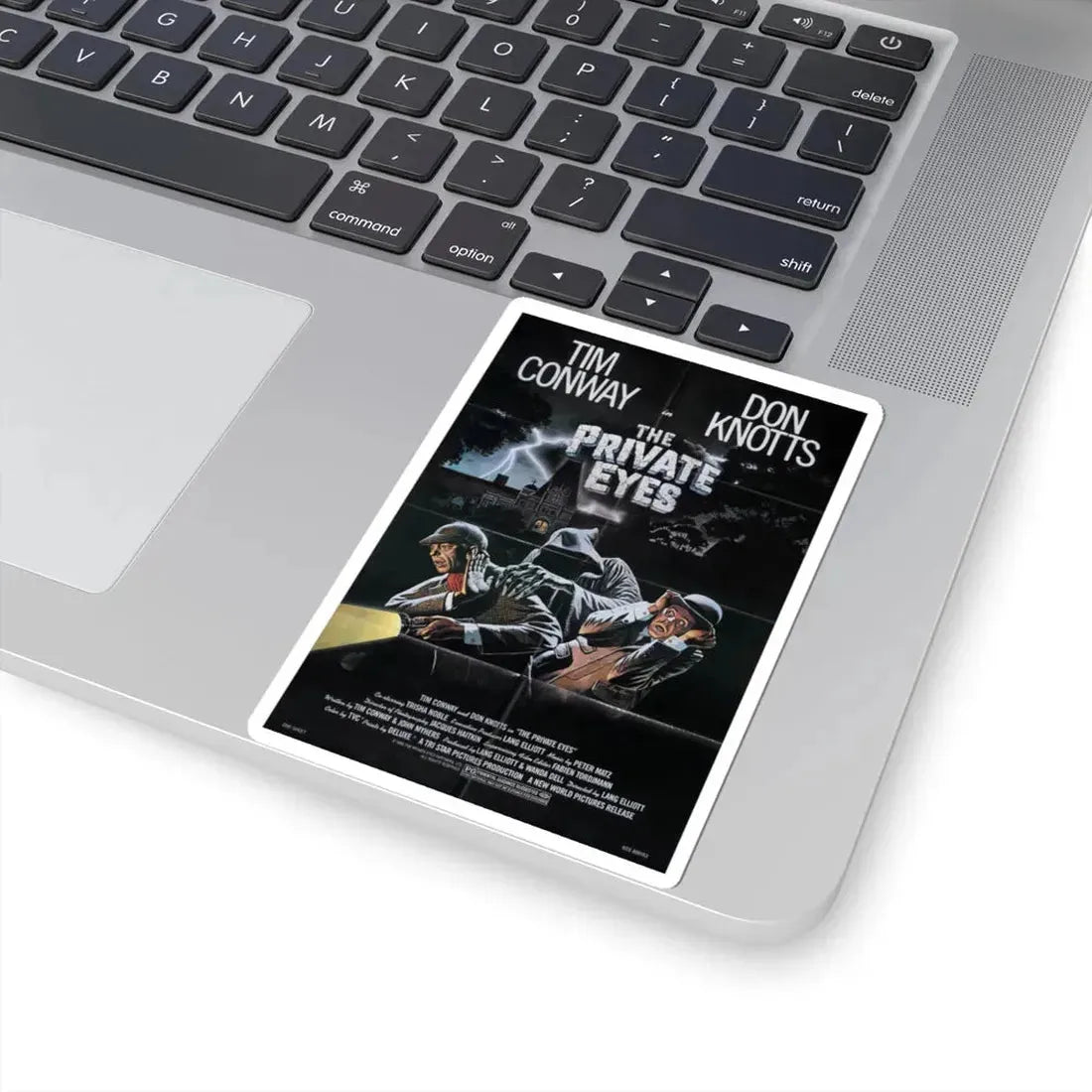 The Private Eyes 1981 Movie Poster - STICKER Vinyl Kiss-Cut Decal - The Sticker Space