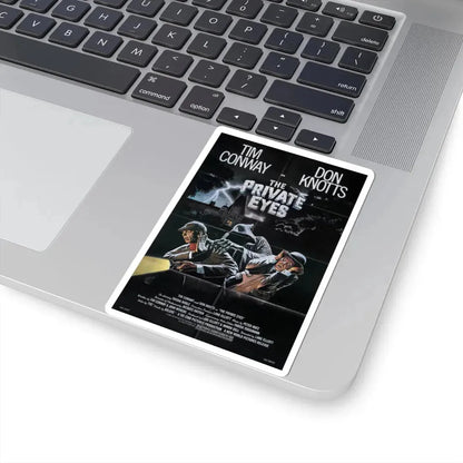 The Private Eyes 1981 Movie Poster - STICKER Vinyl Kiss-Cut Decal - The Sticker Space