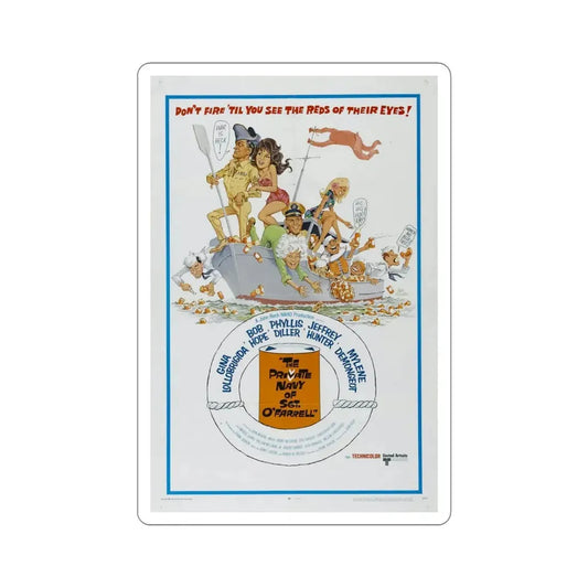 The Private Navy of Sgt OFarrell 1968 Movie Poster STICKER Vinyl Die-Cut Decal 6 Inch - The Sticker Space