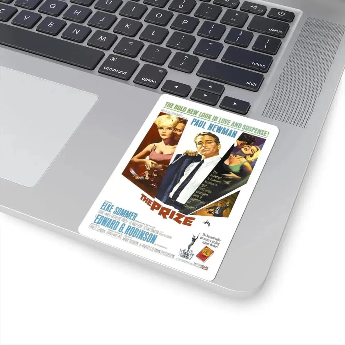 The Prize 1963 Movie Poster - STICKER Vinyl Kiss-Cut Decal - The Sticker Space