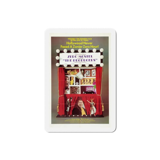 The Producers 1968 Movie Poster Refrigerator Magnet 2 Inch - The Sticker Space