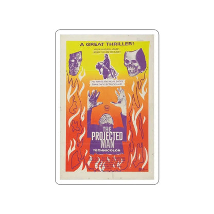 THE PROJECTED MAN 1966 Movie Poster STICKER Vinyl Die-Cut Decal 3 Inch - The Sticker Space