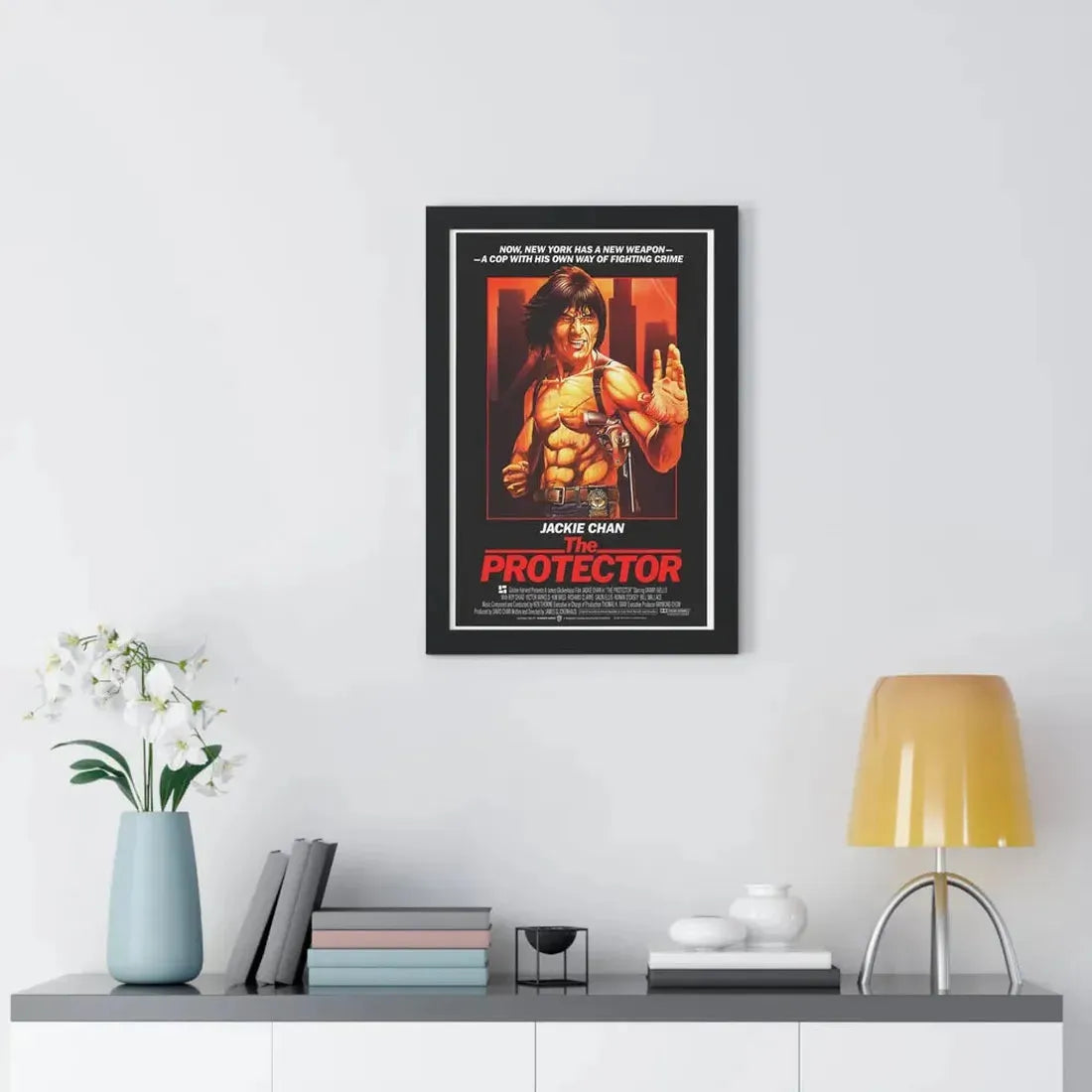 THE PROTECTOR 1985 - Framed Movie Poster - The Sticker Space
