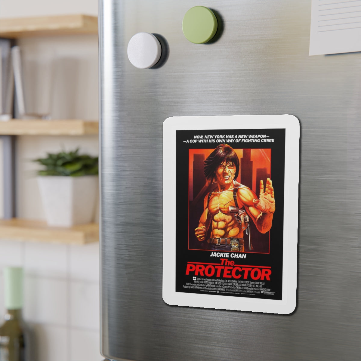 THE PROTECTOR 1985 Movie Poster - Refrigerator Magnet