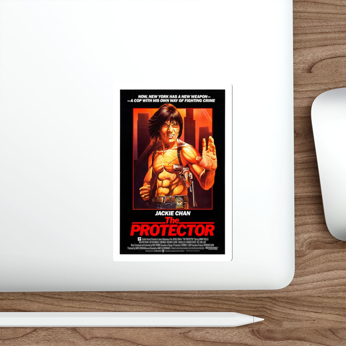 THE PROTECTOR 1985 Movie Poster STICKER Vinyl Die-Cut Decal-The Sticker Space