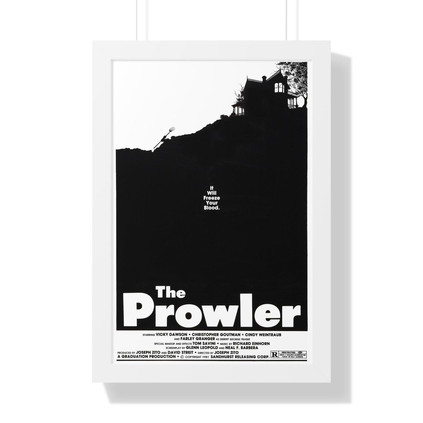 THE PROWLER 1981 - Framed Movie Poster-16″ x 24″-The Sticker Space