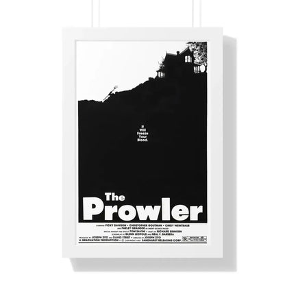 THE PROWLER 1981 - Framed Movie Poster 16″ x 24″ White - The Sticker Space